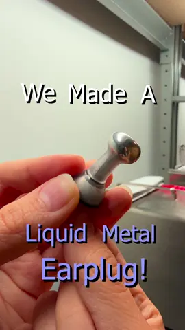 Check out these liquid metal earplugs! Obviously these are not for sale! But to order our more practical glycerin Fluid™ Earplugs go website! paxauris.com