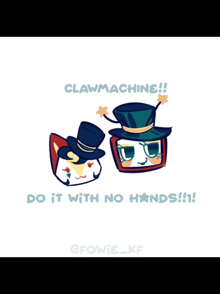 [#ClawMachine | #vee x #Scraps ] i crashed out while making this btw thanks to my love for the design :3 Original by Ashy and is inspired by that one Fossilcake video Tags!  #dandysworld #yuri #fyp #alightmotion #tweening 