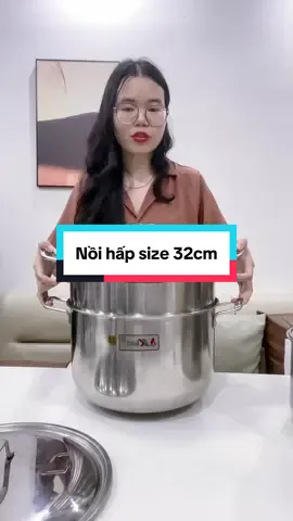 Nồi hấp size 32cm, size đại, đồ xôi, hấp bánh, hấp gà nguyên con,… #noiinox #noihap #noihapinox #klins #noihapganguyencon #noihapdanang #hongngoc_oceanic 