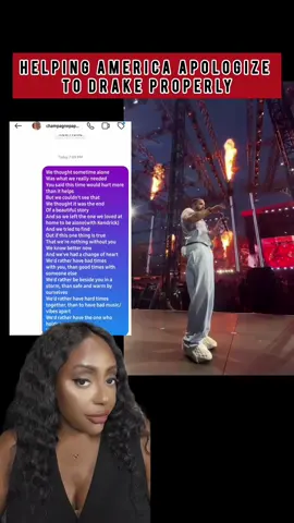 Helping America Apologize to Drake Properly So You Can Get a Tour #drake #drakefans #champagnepapi #tour #trending #aubreysangels  Drake on Tour Drake and PartyNextDoor Concert Drake in Birmingham 