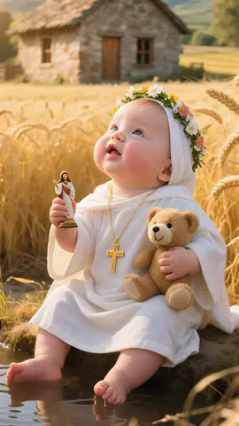 #jesuslovesyou #jesus #cutebaby #lucky #amen 