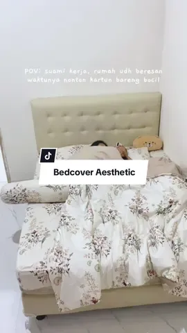 Aku pake sprei set yg adem & nyaman bgt dipake 🤗 #spreisetbedcover #bedcoverset #bedcover #sprei #spreiaesthetic #bedcoveraesthetic #kamaraesthetic #spreimotif #sprei 