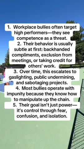 Join me in my series regarding workplace bullying and how you can push back. 