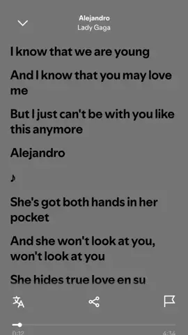 Alejandro - Lady Gaga #fullsong #spotify #lyricsvideo #ladygaga #fyp #fypp #fyppppppppppppppppppppppp 