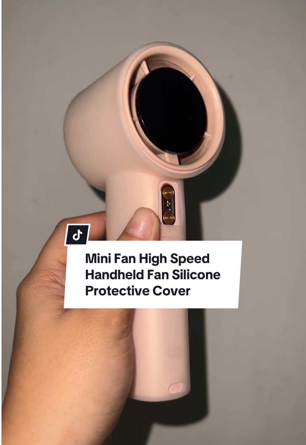 COD Suitable for GOOJODCOD GFS001 GFS006 Mini Fan High Speed Handheld Fan Silicone Protective Cover #coverfan #fanprotectivecover 