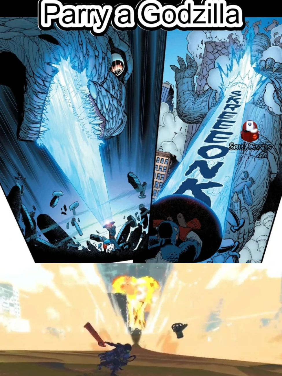 Parry a Godzilla #godzilla #kaiju #marvel #memes #edit 