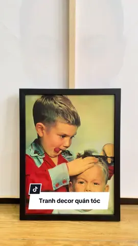 Tranh canvas decor quán tóc làm theo yêu cầu. #xuonginnghethuatviet #xh #viral #tranhcanvas #decorphong #intheoyeucau #xuonginhanoi 