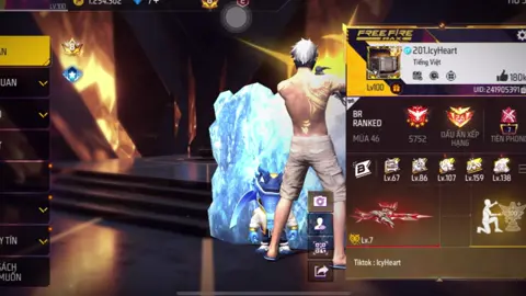 Hoá ra giới hạn là lv100, bao giờ anh gà cho lên thêm nữa nhỉ🤣🤣 #freefire #garenafreefire #ff #xuhuong #GamingOnTikTok #trending #trend #xh #icyheart 