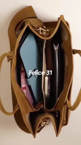 Italian Suede for summer days essentials, practical and easy. Felice 31 Cuoio #rounnofficial #taskulitasli #reviewtas 