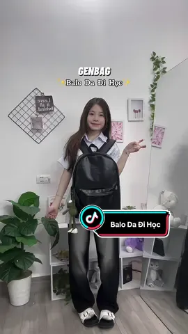 Chiếc balo da đi học cho mùa khai giảng sắp tới😍🫰🏻 #titriview #balo #balodihoc #baloda #xuhuong 