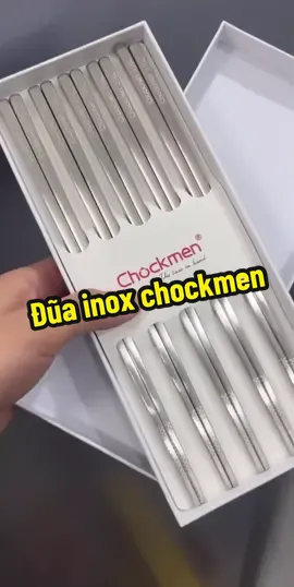Đũa inox chockmen chống trơn trượt, nấm mốc dùng cực thích và an toàn ạ #chockmen #chinhhang #dobeptot #giadung #inoxcaocap #duainoxchockmen 