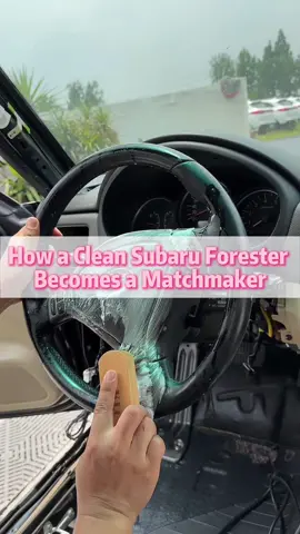 How a Clean Subaru Forester Becomes a Matchmaker?                                           (Sequel to the guy taking his dad's Subaru on a date).                                                                During their date, the girl noticed something funny: “My dad has the exact same old Subaru Forester… except his is way dirtier!” She was amazed at how fresh and clean this old SUV looked — so amazed that she asked her new boyfriend to clean her dad’s Subaru too. And that’s how I ended up detailing a second 15+ year-old Subaru Forester… it’s not just a car wash, it’s a love story.               #SubaruForester #CarDetailing #DeepClean #CarMakeover #BeforeAndAfter #SatisfyingClean #LoveAndCars #LoveStory #DetailingTransformation #CleanTok #LoveAtFirstWash
