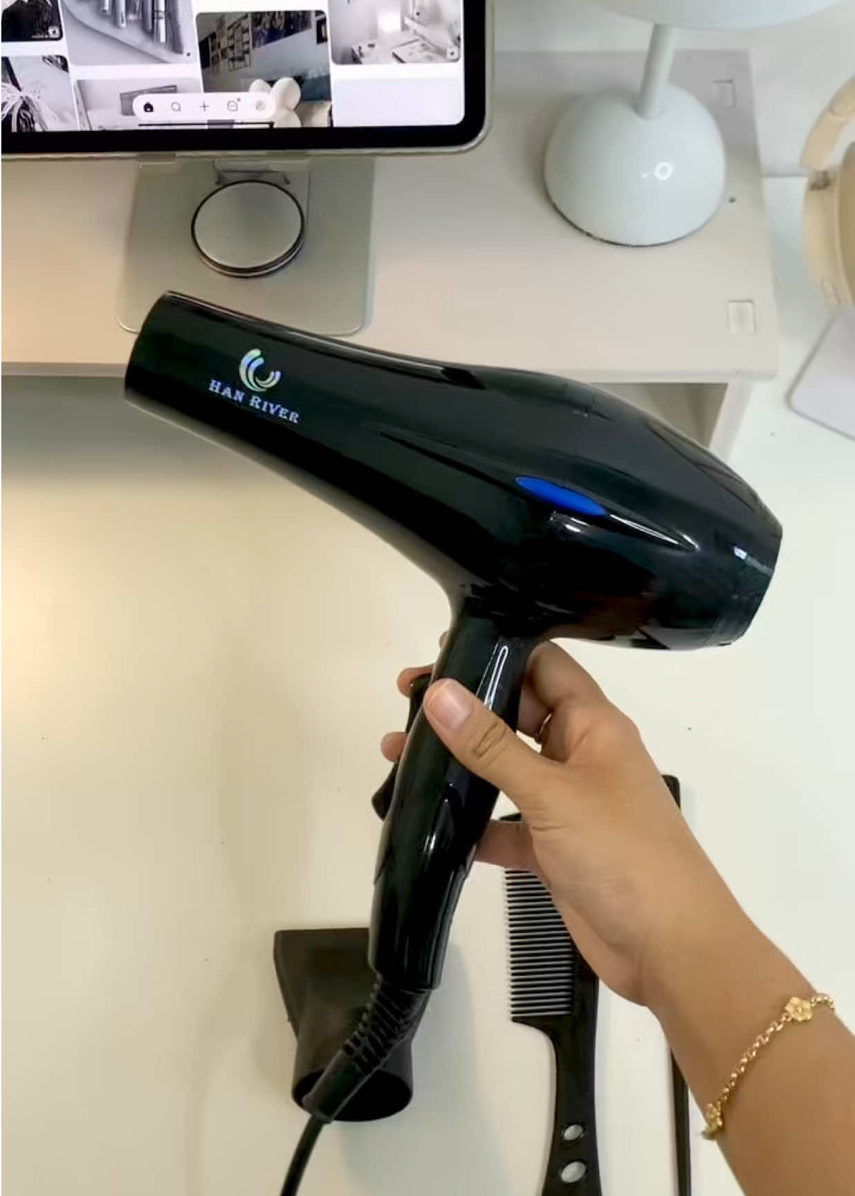 Dengan harga segini ini bagus banget #hairdryer #hairdryermurah #hanriver #pengeringrambut 