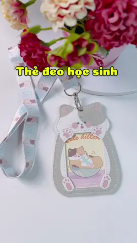 Thẻ đeo học sinh, dây đeo thẻ xinh quá nè! #daydeothe #daydeothenhanvien #thedeohocsinh #thehocsinh #meoreview999 #xuhuong 