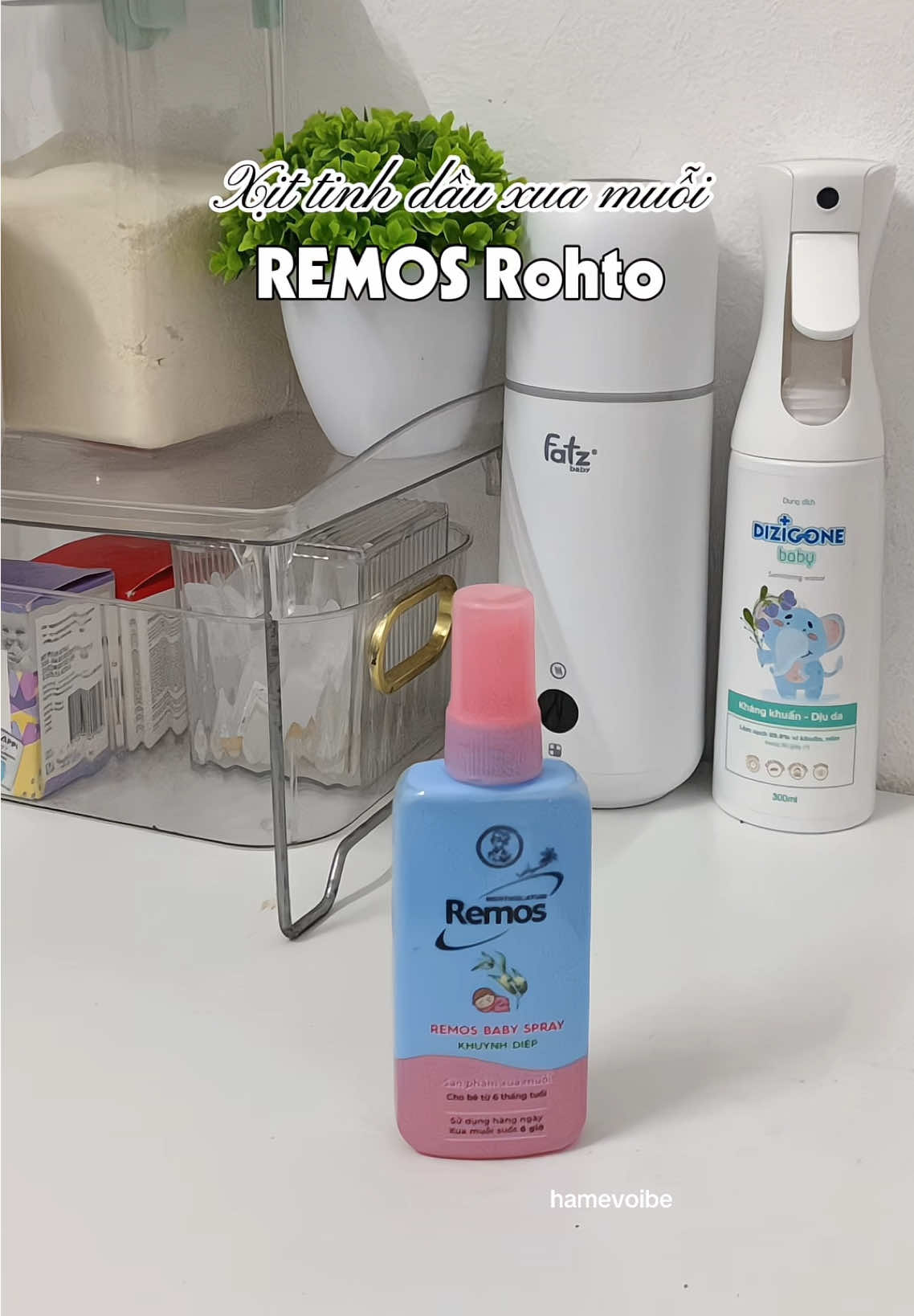 Xịt tinh dầu xua muỗi hương khuynh diệp thơm dịu dành cho bé từ 6 tháng tuổi #xitxuamuoi #xitxuamuoiremos #xitmuoiremos #hamevoibe #viralvideo 