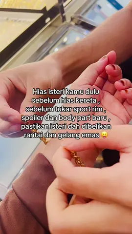 Saya dah tolong wakikan untuk para isteri hihi 🤭 . Boleh tag suami hampa 🤪 #fyp #emaseydawahdah #xybca #foryoupage #4u #emas916 