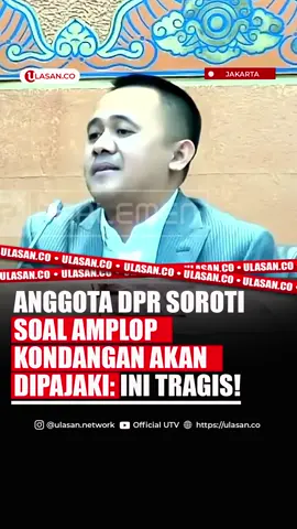 Rencana pemerintah untuk memperluas cakupan pajak menuai perhatian serius dari DPR RI. Salah satu isu yang mencuat pemberian amplop kondangan disebut-sebut akan masuk objek pajak! Hal ini disampaikan oleh Anggota Komisi VI DPR RI, Mufti Anam, dalam rapat kerja bersama Menteri BUMN Erick Thohir dan CEO Danantara, Rosan Roeslani, Rabu (23/7/2025). #beritaterkini #beritaterupdate #beritaviral #beritatiktok #dpr 