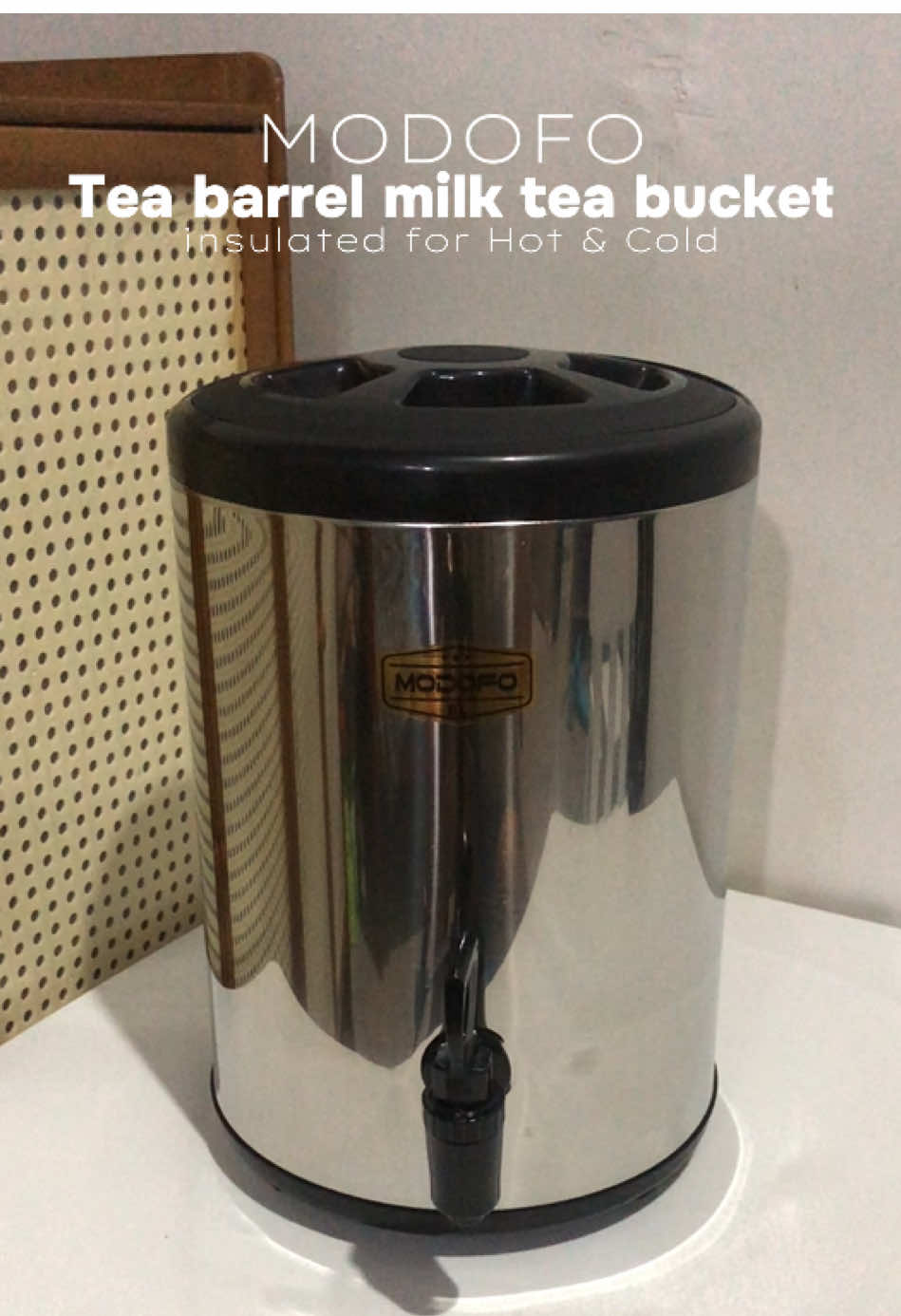 Modofo milk tea barrel bucket #waterjug #jug #modofo #bucket #thermosjug #milkteajug 