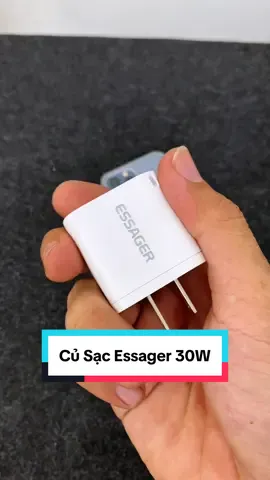 Củ sạc Essager 30W #congdanhshop #cusacnhanh #cusac30w #cusacnhanhiphone #tiktokshopvn 