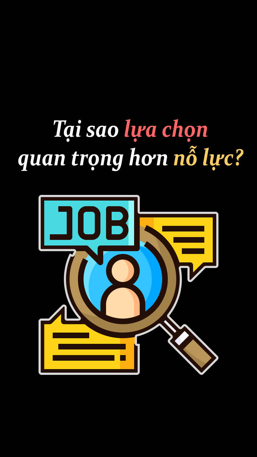 Nhiều người cả đời không kiếm được số tiền lớn, không phải vì họ không có năng lực, mà bởi chính công việc họ đang làm đã giới hạn thu nhập của họ từ đầu rồi.  #baihoccuocsong #trietlycuocsong #damkhacbiet 