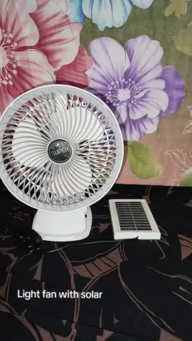 Light fan with solar #fyppppppppppppppppppppppp #fypage #fypシ゚ 