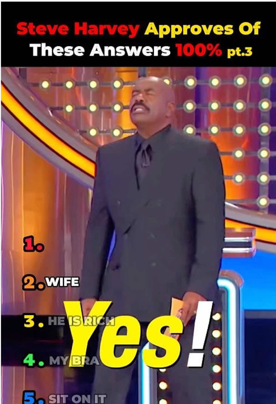 I love Steve say YES!#familyfeud #SteveHarvey #fyp #viral #ranking