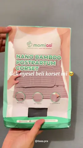 Untung beli nya korset yg ini, beneran worth it banget 🥹 #korset #korsetpelangsing #korsetperut #korsetmelahirkan #korsetpascamelahirkan #fyp #momiasi 