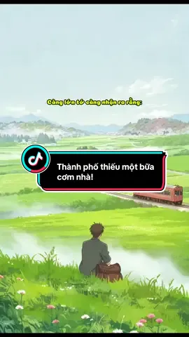 Sách: Thành phố thiếu một bữa cơm nhà #thanhphothieumotbuacomnha #moingay1trangsach #sachhay #sach #BookTok #giadinh 