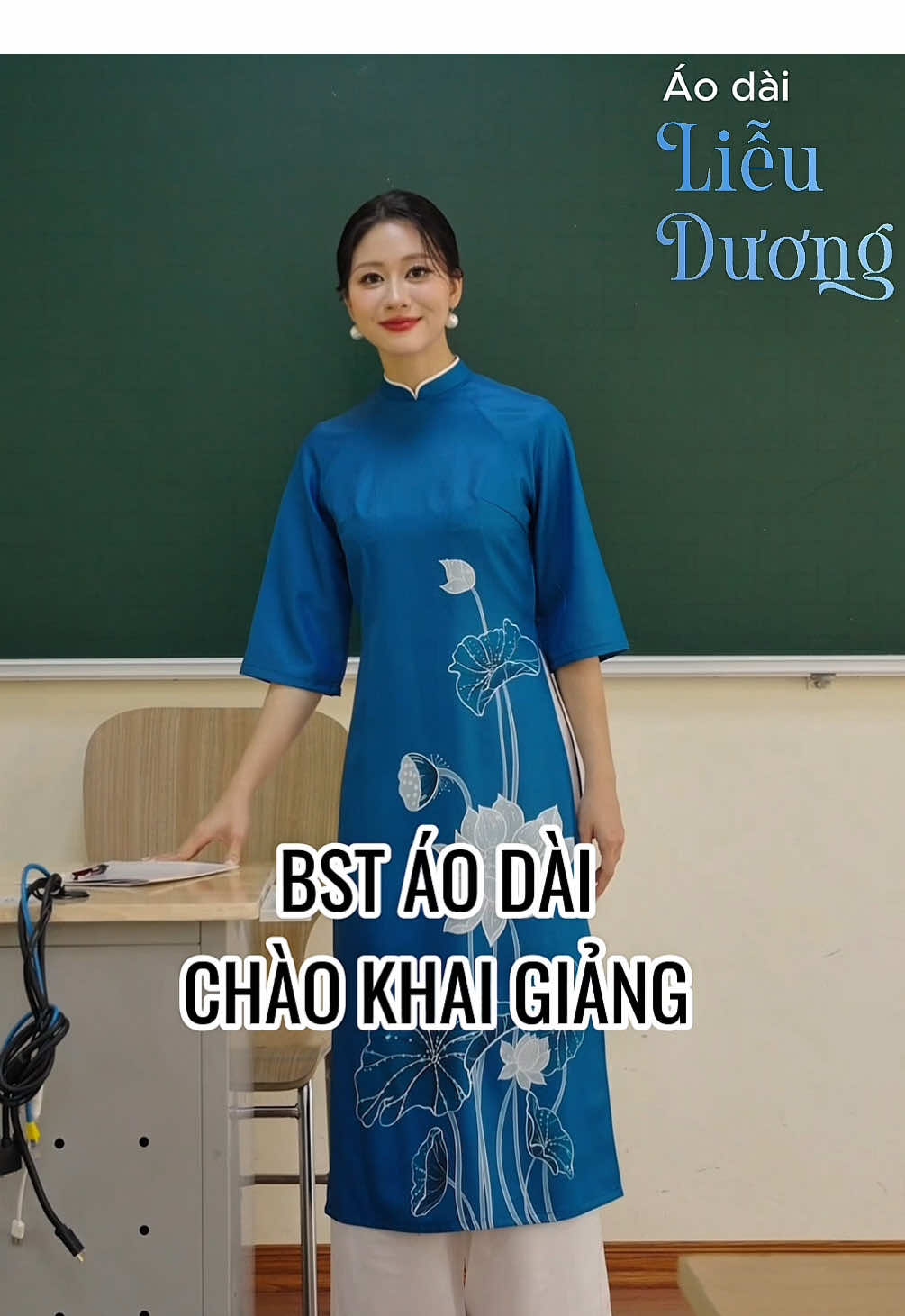 Áo dài Liễu Dương - BST Chào mừng Khai giảng 2025 #aodai #giaovien #congchuc #econice 