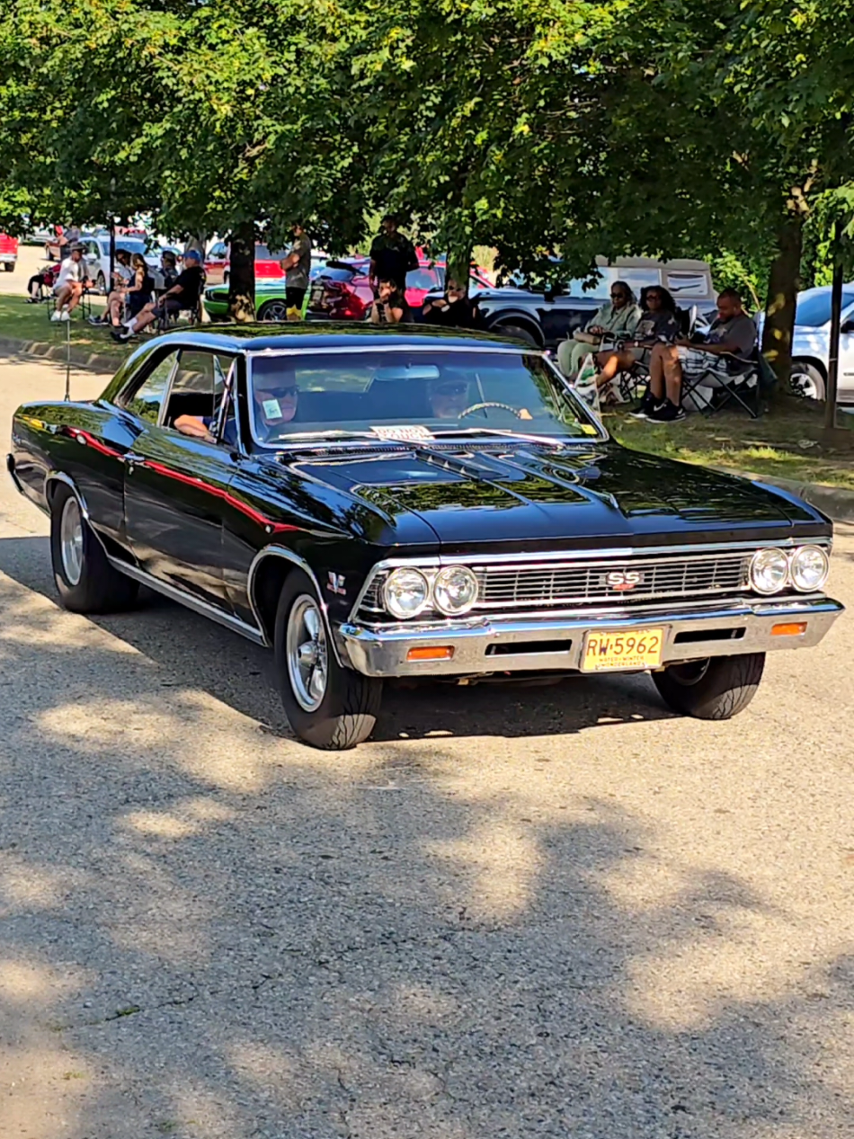 1966 Chevrolet Chevelle SS Classic Car Drive By Engine Sound Baker's Bash Milford MI 2025