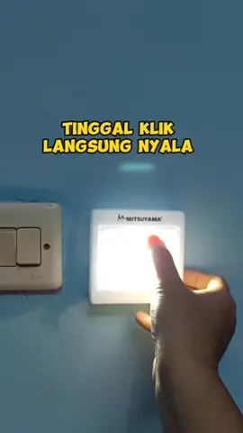 Lampu emergency Mitsuyama Stick n Click  Power 10watt, battery AAA - 3pcs #SatuKontenTiapHari ##lampuemergency #lampuemergencyled #lampuemergencymurah #lampuemergencydinding 