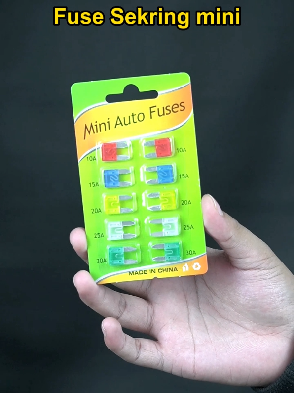 Nggak perlu khawatir sama alat kelistrikan kendaraan, cukup pakai barang ini bakal aman😎 #fuse #minifuse #fusesekring #fusesekringmini #sekring #sekringmini #sekringmotor #sekringmobil #sekringkendaraan #fyp #foryou #foryoupage #beranda #keranjangkuning #tiktokshop #tiktokshopindonesia #cartech #cartechshop  #BX125
