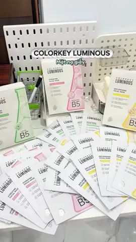 Mặt nạ giấy COLORKEY 🍀🍀🍀#xuhuong #xuhuongtiktok #matnagiay #matnagiaycolorkey #matna #skincare #colorkey #colorkeyvn 