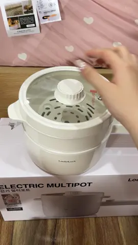 Nồi của Locknlock có khác ạ, vừa xinh vừa xịn chắc chắn lắm🥰 bà nào hay ăn đồ hấp thì mua liền cho tuiii #locknlock #noihap #giadungtienich 