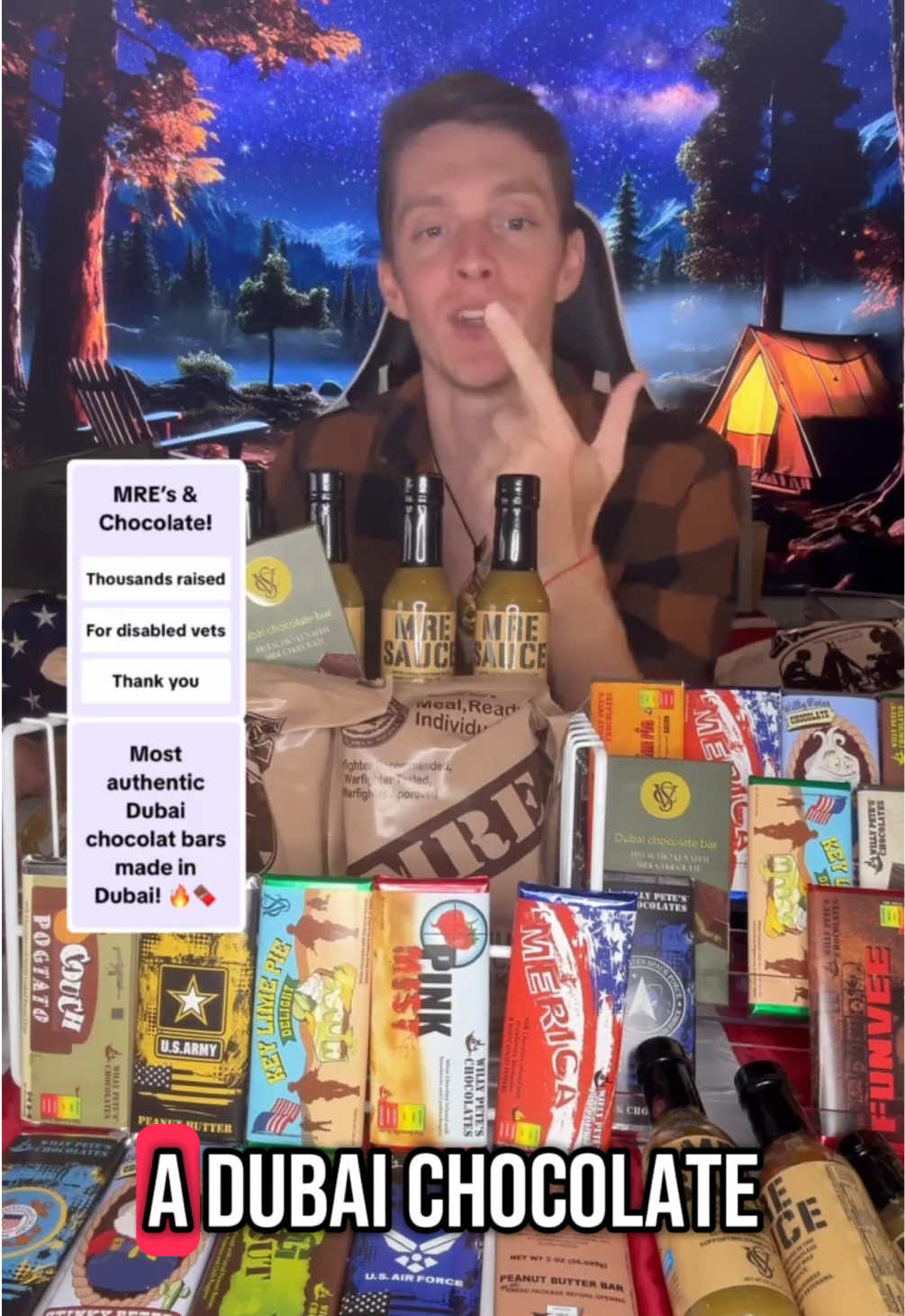 Always a great time on the live . Make sure to tap in for the best deals! #veteranowned #candyshop #food #snacks #hotsauce #chocolate #tiktoklive #livehighlights 