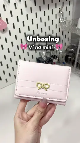 Ví nơ xinh 🎀✨ #unboxing #review #vinu #vinonu #vixinh #xuhuong #fyp #viral #viralvideo 
