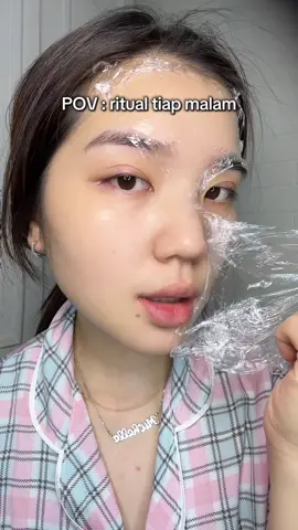 Ritual malam buat auto glowing + seplumpy ini!!😩😻 #brightserum 