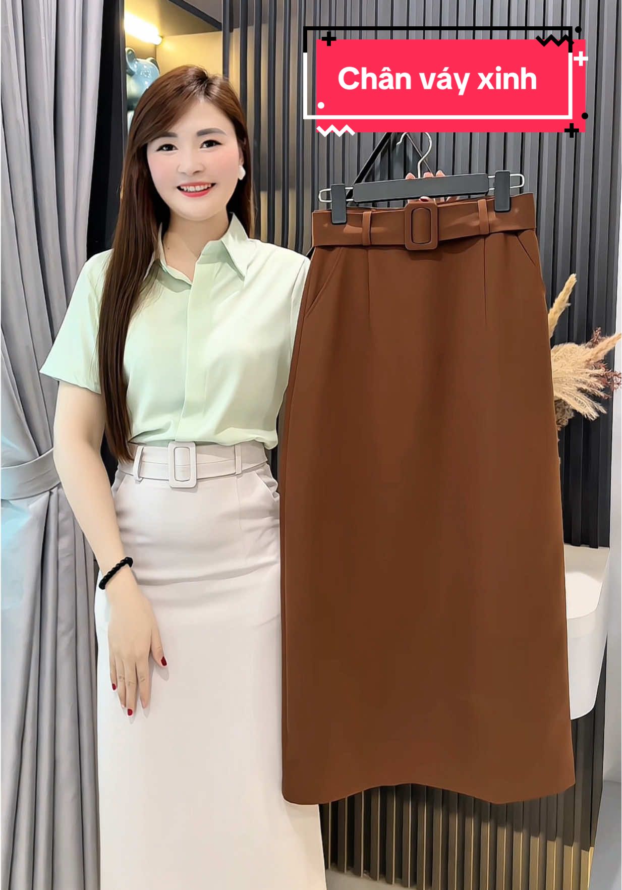 Chân váy dài xịn xò hack dáng có 185k❤️ #chanvay #chanvayxinh #chanvaydai #chanvaydep #chanvaycongso #xuhuong #Dungonha 