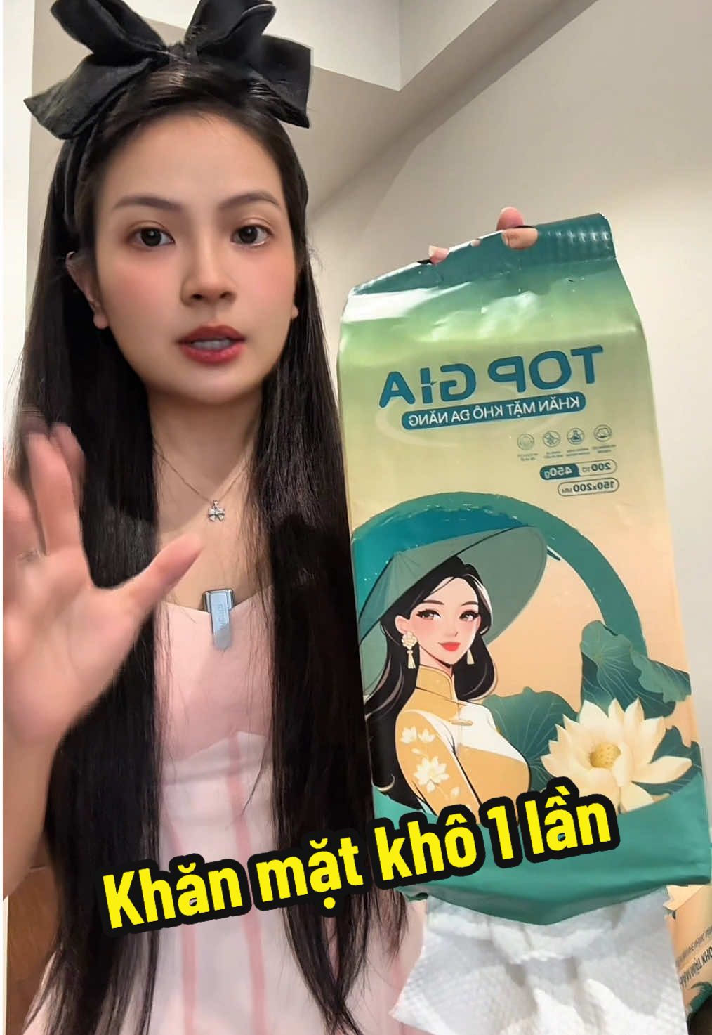 Khăn mặt khô dùng 1 lần TopGia #cothamvelangg 