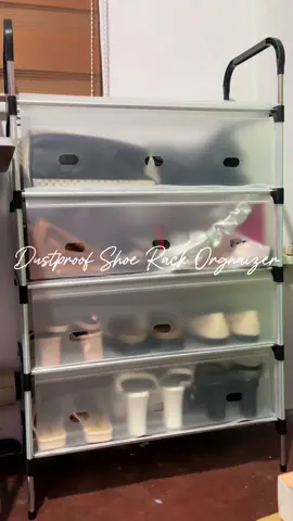 Dustproof Shoe Rack Organizer na mura at maganda ang quality!✨ #shoerackorganizer #shoeorganizer #shoerack #dustproofshoerack #fyp #organizer #organizerideas 