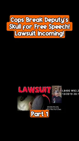 Part 1: Cops Break Deputy's Skull for Free Speech! Lawsuit Incoming!#hot #copsoftiktok #police #lawyer #lawsuit #newyorkcity #fvp #criminals #usa🇺🇸 #foryou #cops 
