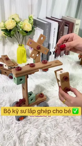 Đồ chơi kỹ sư lắp ghép cho bé tư duy sáng tạo #xuhuongtiktok #viralvideo #fpyシ #dochoichobe #dochoithongminh #dochoikysu 
