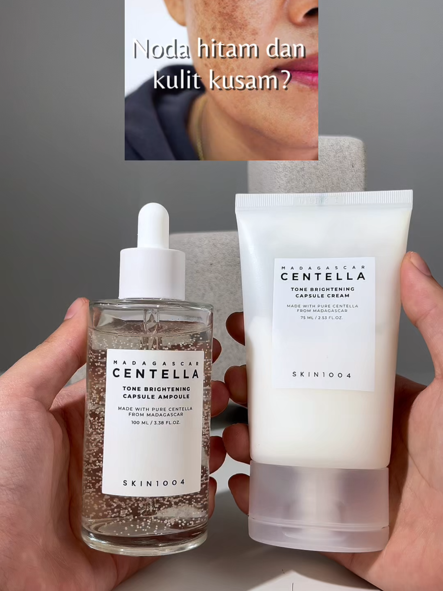 ✨ Noda hitam? Kulit kusam & bertekstur? Komedo membandel? Sebum berlebih? Atau kulit sensitif, iritasi, bahkan mulai muncul garis halus? 😣 No worries — apapun masalah kulit kamu, SKIN1004 punya solusinya! 🧴💛 Setiap varian kami diformulasikan khusus untuk menjawab kebutuhan kulitmu. 💬 Yuk chat kami sekarang & temukan yang paling cocok buat kamu! #SKIN1004 #SKIN1004ID #SKIN1004Indonesia #centella #skincare #skintok #KBeauty #glowingskin