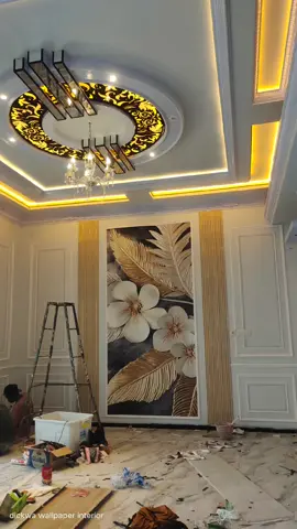 #wallpaperprobolinggo #interiorprobolinggo #wpc #wallmoulding #kacabevel #plafonprobolinggo #wallpanel 