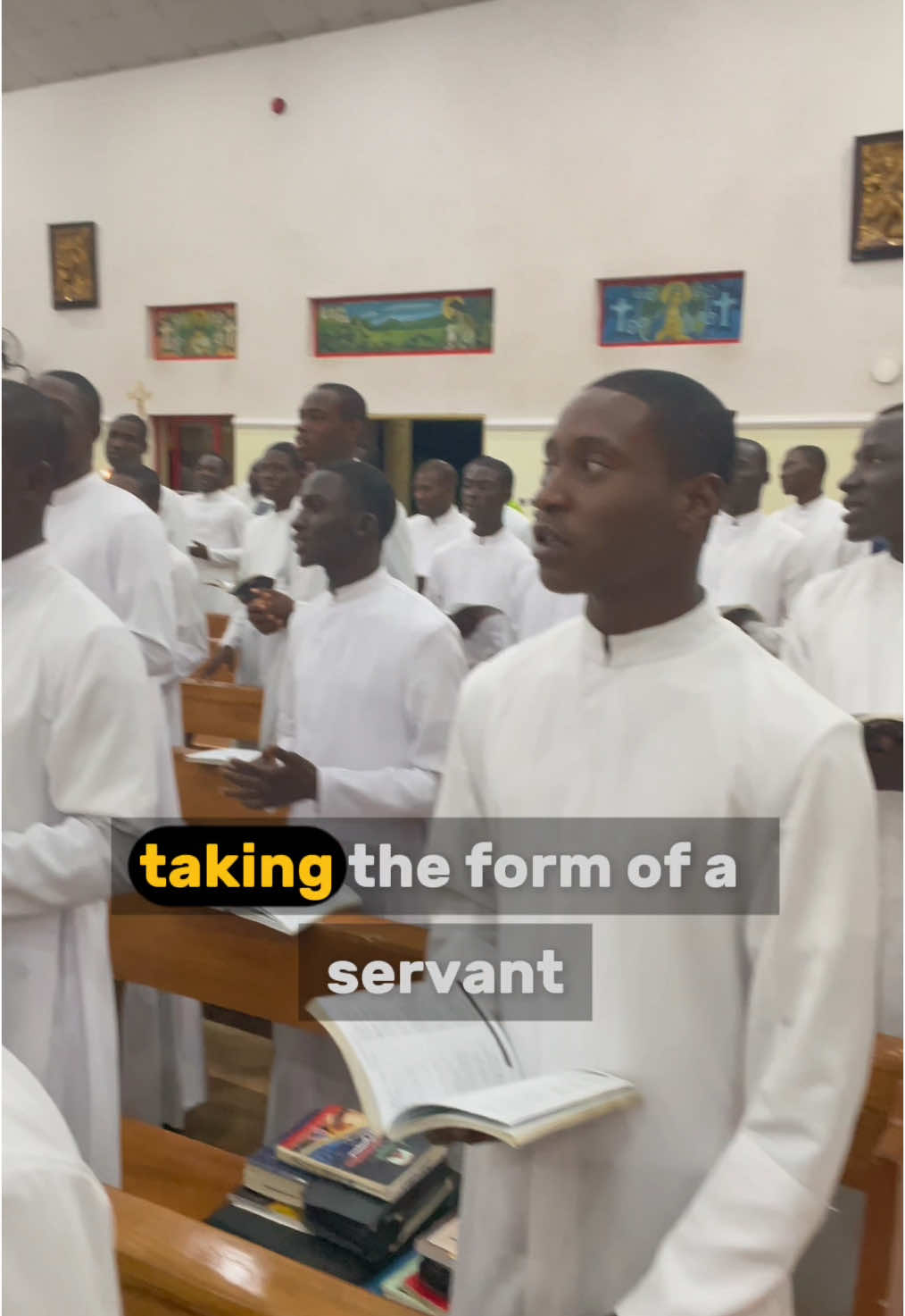 LET US PRAY 🤲. let our chants and hymns reach him. You could see the joys in the presence of God.  #fyp #christianity #seminary  #seminarians  #catholicchurch #faith #Catholic #viral #fup