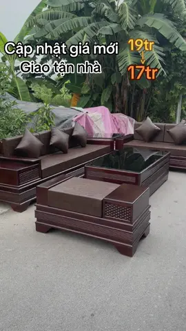 Sofa hiện đại gỗ sồi nga cao cấp #xuhuong #noithatdep #banghegiare #banghephongkhach 