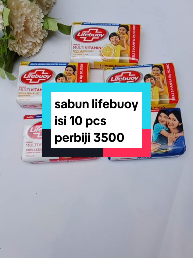 sabun lifebuoy isi 10 pcs 70 gr mix varian melindungi kulit dari kuman wangi segar dan tahan lama #sabunlifebuoy #lifebuoysabunmandi #isi10pcs 