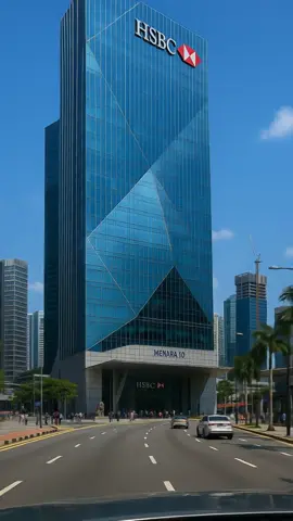 A drive through Malaysia’s modern financial core #HSBCMalaysia #TRXKL #UrbanWonders  #KualaLumpurDrive #CityscapeVibes