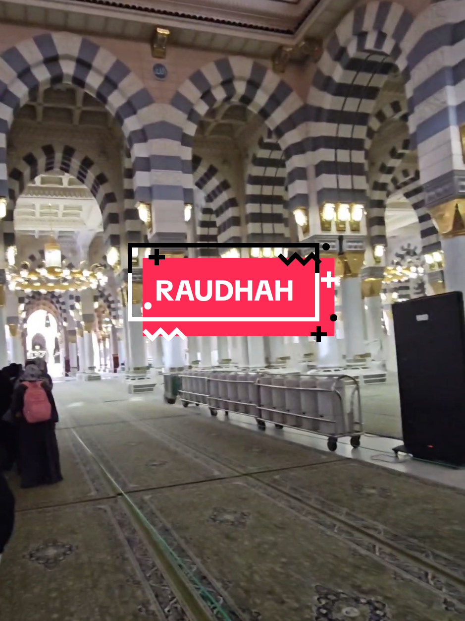 Raudhah adalah sebuah area di dalam Masjid Nabawi di Madinah yang terletak antara makam Nabi Muhammad SAW dan mimbar beliau. Tempat ini dianggap sangat mulia dan sering disebut sebagai 