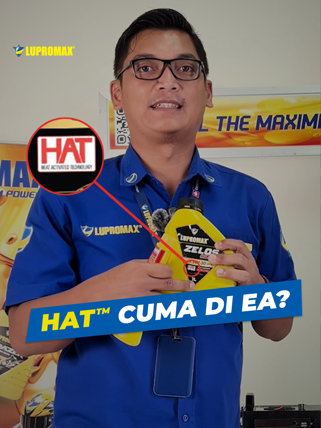 Teknologi HAT cuma ada Lupromax EA?.. Mana maen.. HAT engga cuma di EA tapi di semua oli lupromax ya ges ya.. #engineadditive #olimobil #olimotor #olirekomendasi #vitamin #tipsperawatanmobil #tipsmotor #rekormuri